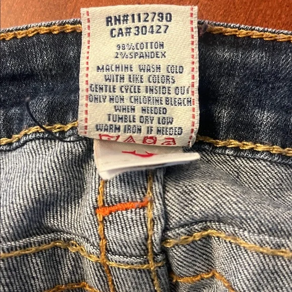 True Religion Dark Blue Straight Leg Jeans - Picture 6 of 6